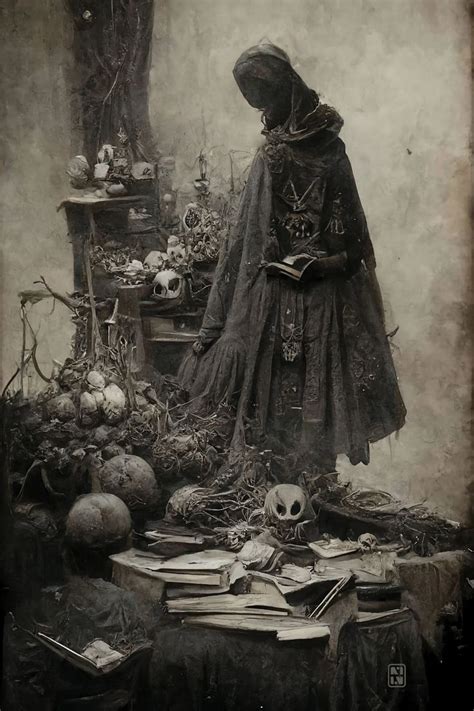 Ghastly witch of the western literature